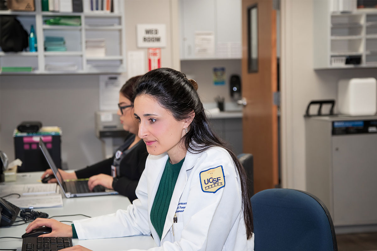 Medical Students at their desks